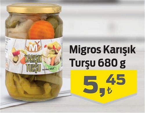 Migros Karışık Turşu 680 g image