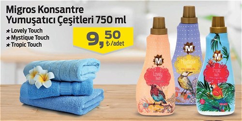 Migros Konsantre Yumuşatıcı Çeşitleri 750 ml image