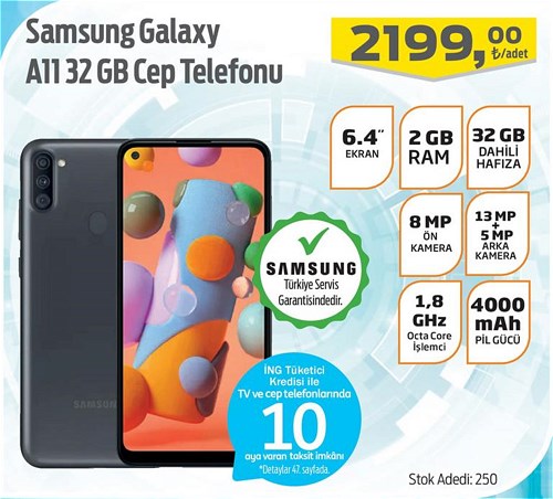 Samsung Galaxy A11 32 GB Cep Telefonu image
