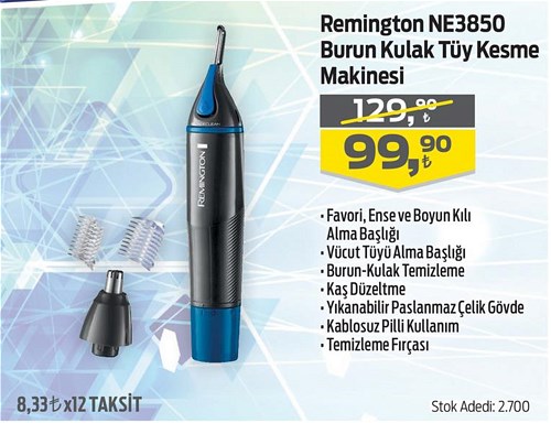 Remington NE3850 Burun Kulak Tüy Kesme Makinesi image