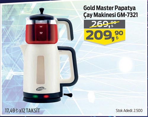 Gold Master Papatya Çay Makinesi GM-7321 image