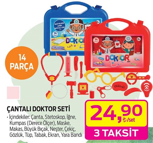 Çantalı Doktor Seti 14 Parça image