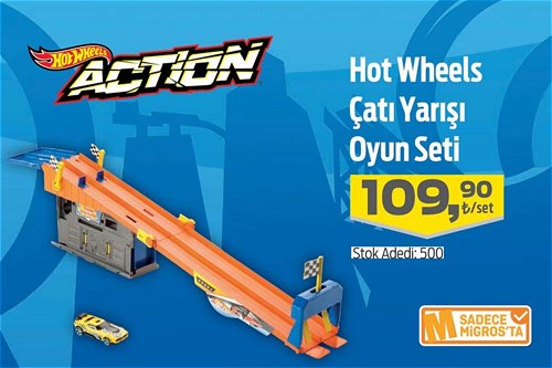 Hot Wheels Çatı Yarışı Oyun Seti image