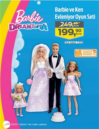 Barbie ve Ken Evleniyor Oyun Seti image