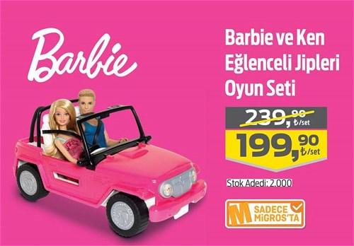 Barbie ve Ken Eğlenceli Jipleri Oyun Seti image