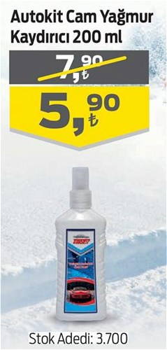 Autokit Cam Yağmur Kaydırıcı 200 ml image
