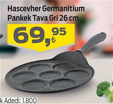 Hascevher Germanitium Pankek Tava Gri 26 cm image