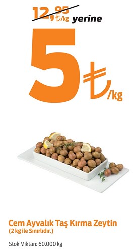 Cem Ayvalık Taş Kırma Zeytin kg image