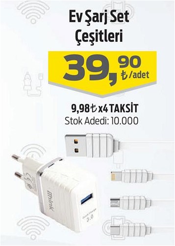 iThink Ev Şarj Set Çeşitleri/Adet image