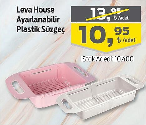 Leva House Ayarlanabilir Plastik Süzgeç image