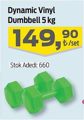 Dynamic Vinyl Dumbbell 5 kg image