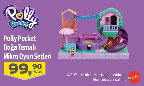Polly Pocket Doğa Temalı Mikro Oyun Setleri image
