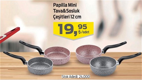 Papilla Mini Tava&Sosluk Çeşitleri 12 cm image