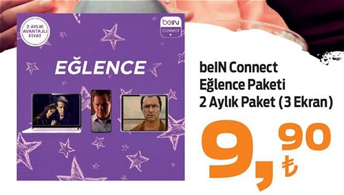 beIN Connect Eğlence Paketi 2 Aylık Paket (3 Ekran) image