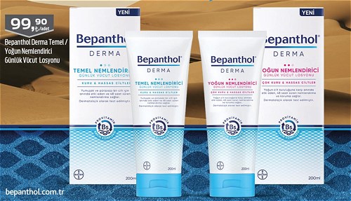 Bepanthol Derma Temel/Yoğun Nemlendirici Günlük Vücut Losyonu image