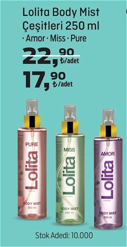 Lolita Body Mist Çeşitleri 250 ml image