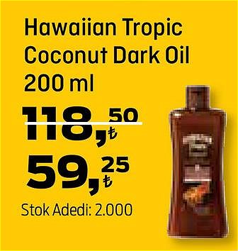 Hawaiian Tropic Coconut Dark Oil 200 ml image