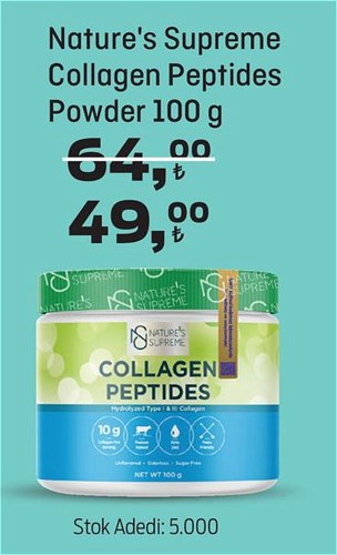 Nature's Supreme Collagen Peptides Powder 100 g image