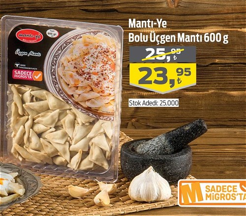 Mantı-Ye Bolu Üçgen Mantı 600 g image