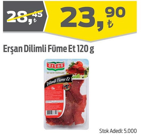 Erşan Dilimli Füme Et 120 g image