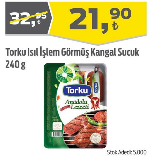 Torku Isıl İşlem Görmüş Mangal Sucuk 240 g image