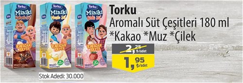 Torku Aromalı Süt Çeşitleri 180 ml image