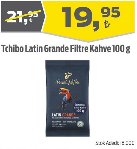 Tchibo Latin Grande Filtre Kahve 100 g image