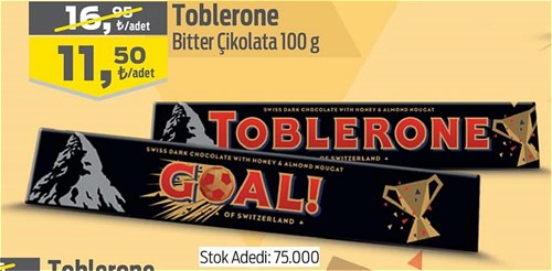 Toblerone Bitter Çikolata 100 g image