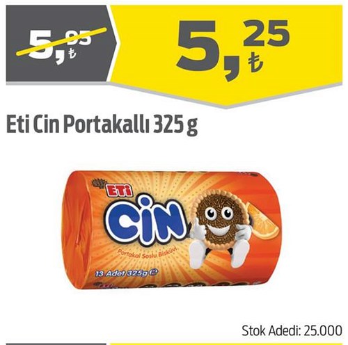 Eti Cin Portakallı 325 g image