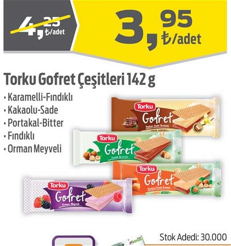 Torku Gofret Çeşitleri 142 g image