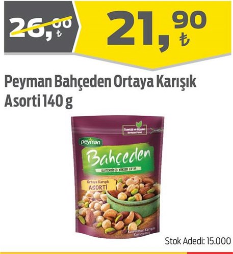 Peyman Bahçeden Ortaya Karışık Asorti 140 g image