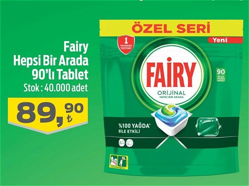 Fairy Hepsi Bir Arada 90'lı Tablet image