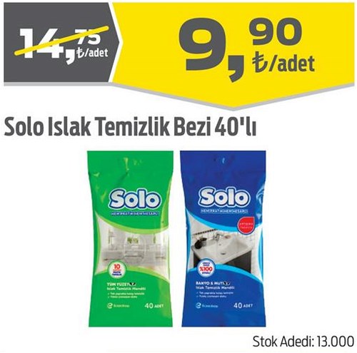 Solo Islak Temizlik Bezi 40'lı image