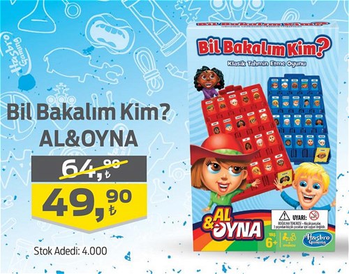 Hasbro Bil Bakalım Kim ? Al&Oyna image