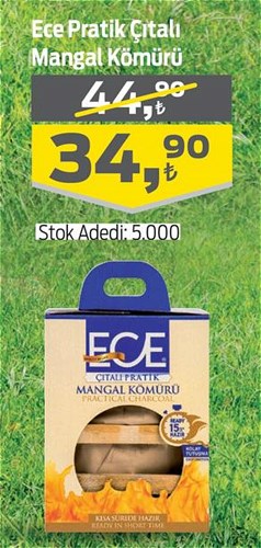 Ece Pratik Çıtalı Mangal Kömürü image