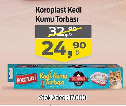 Koroplast Kedi Kumu Torbası image