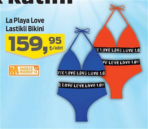 La Playa Love Lastikli Bikini image