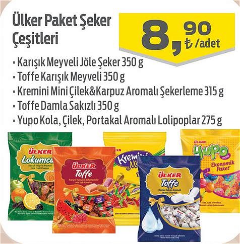 Ülker Paket Şeker Çeşitleri image