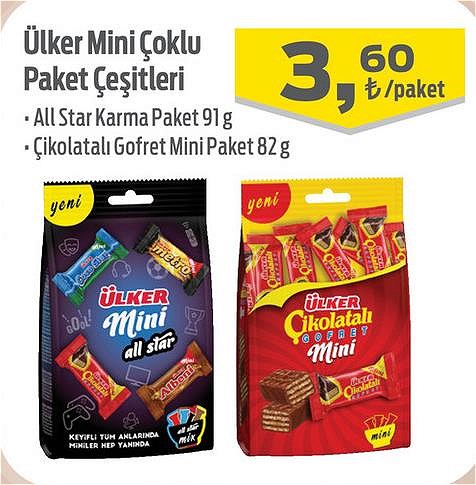 Ülker Mini Çoklu Paket Çeşitleri image