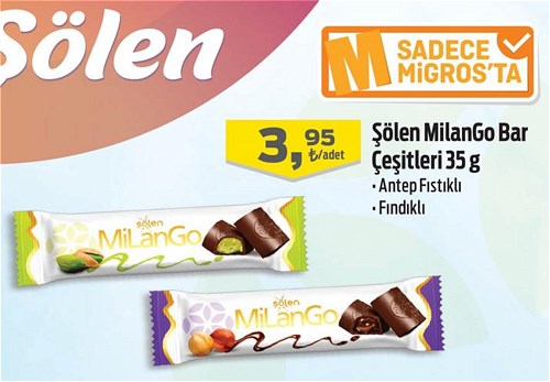 Şölen Milango Bar Çeşitleri 35 g image