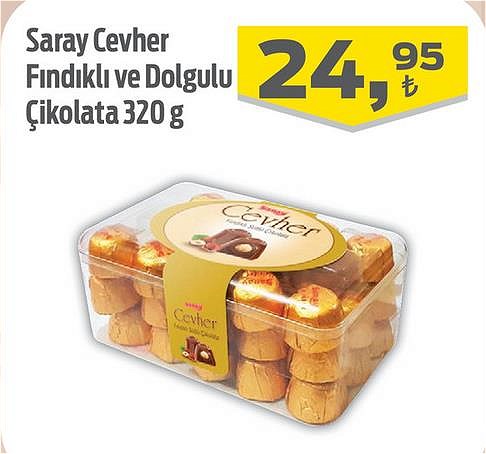 Saray Cevher Fındıklı ve Dolgulu Çikolata 320 g image