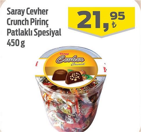 Saray Cevher Crunch Pirinç Patlaklı Spesiyal 450 g image