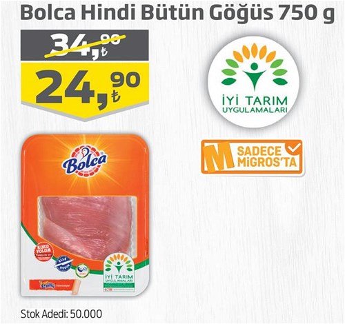 Bolca Hindi Bütün Göğüs 750 g image