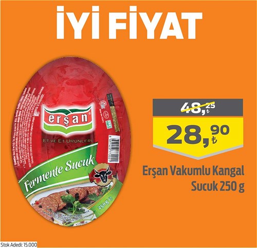 Erşan Vakumlu Kangal Sucuk 250 g image