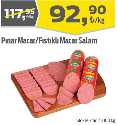 Pınar Macar/Fıstıklı Macar Salam Kg image