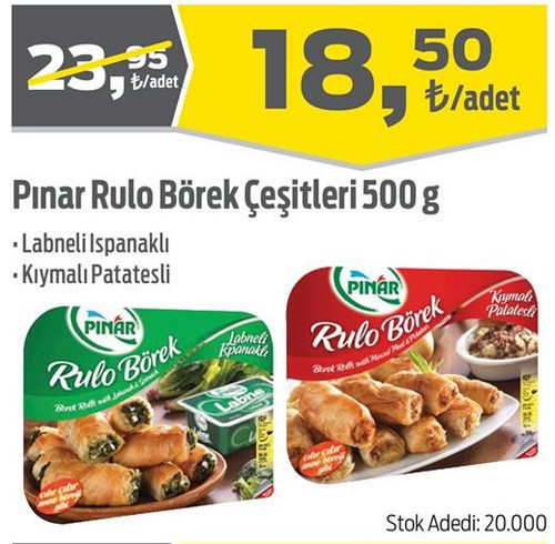 Pınar Rulo Börek Çeşitleri 500 g image