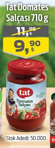 Tat Domates Salçası 710 g image