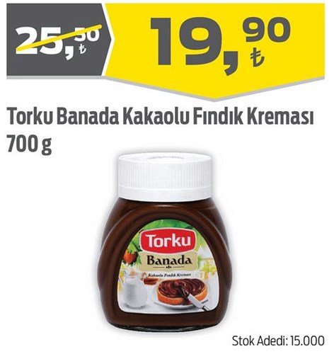 Torku Banada Kakaolu Fındık Kreması 700 g image