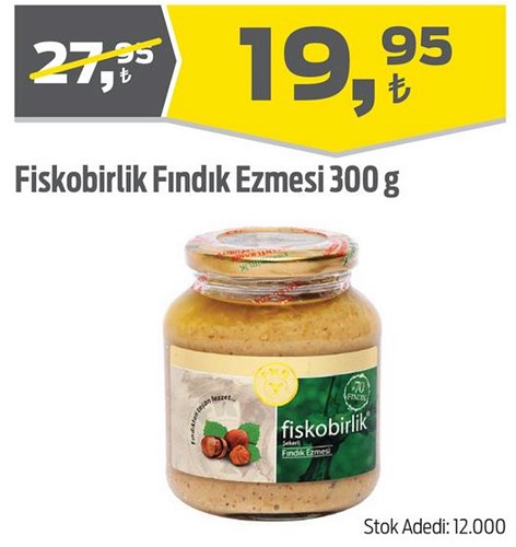 Fiskobirlik Fındık Ezmesi 300 g image