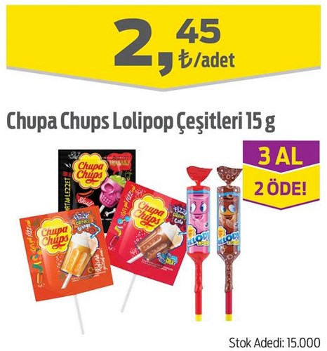 Chupa Chups Lolipop Çeşitleri 15 g image